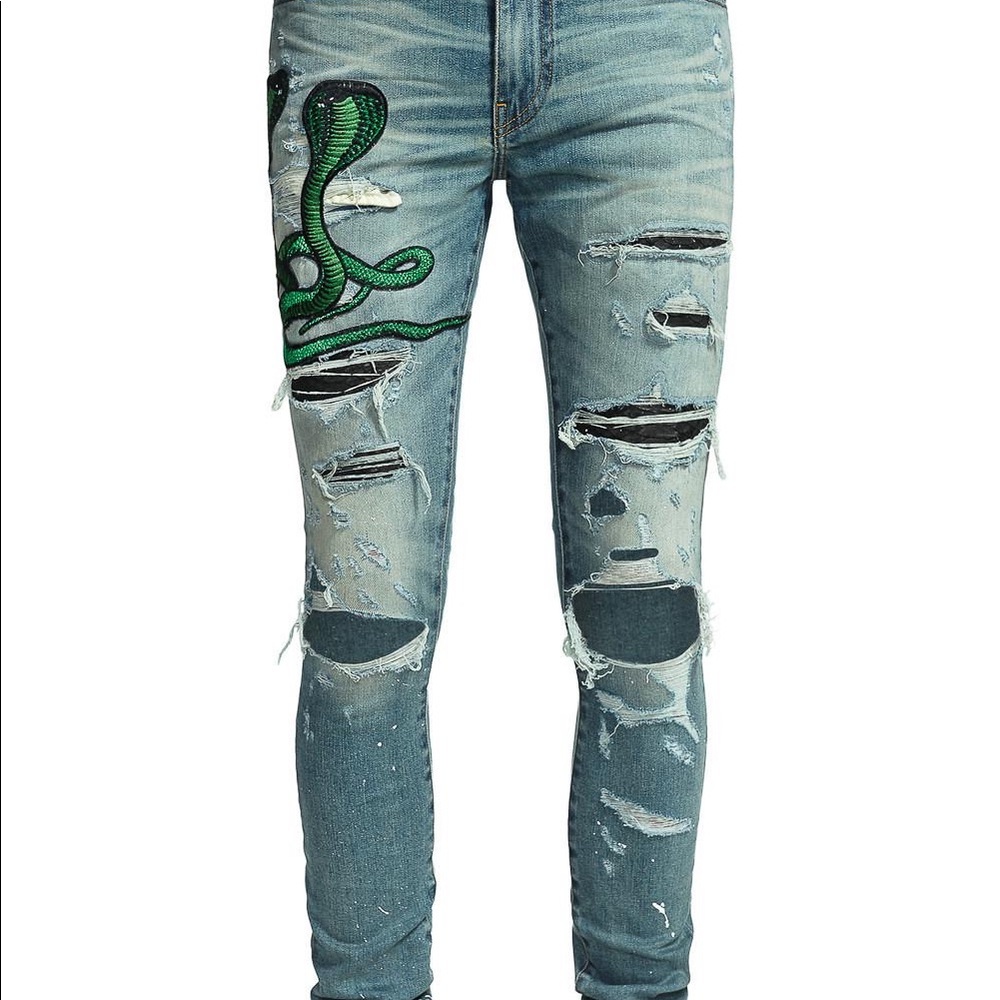 Amiri Snake Python Jeans Size 32